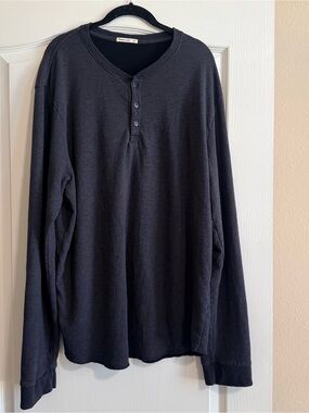 Marine Layer grey Henley shirt XL